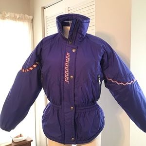 Vintage Snuggler ski jacket,zip up